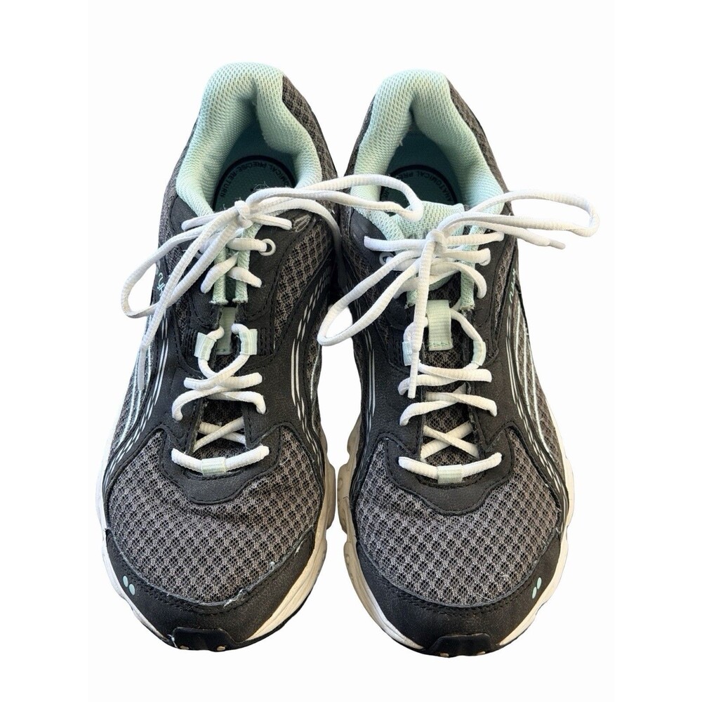 Ryka Ultimate Women's Mesh Running Walking Sneakers Shoes Gray Teal Size 9M